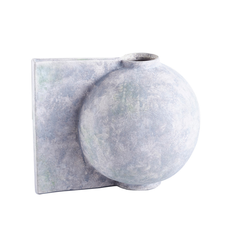 InTheBox - Maison - ΣΗΜΑΝΤΙΚΟ: Σε περίπτωση διαφοράς τιμής από το κατάστημα ισχύει παντα και μόνο η τιμή του καταστήματος InTheBox - Maison ALKISTIS Βάζο Κεραμικό Γκρι 38x29x30c