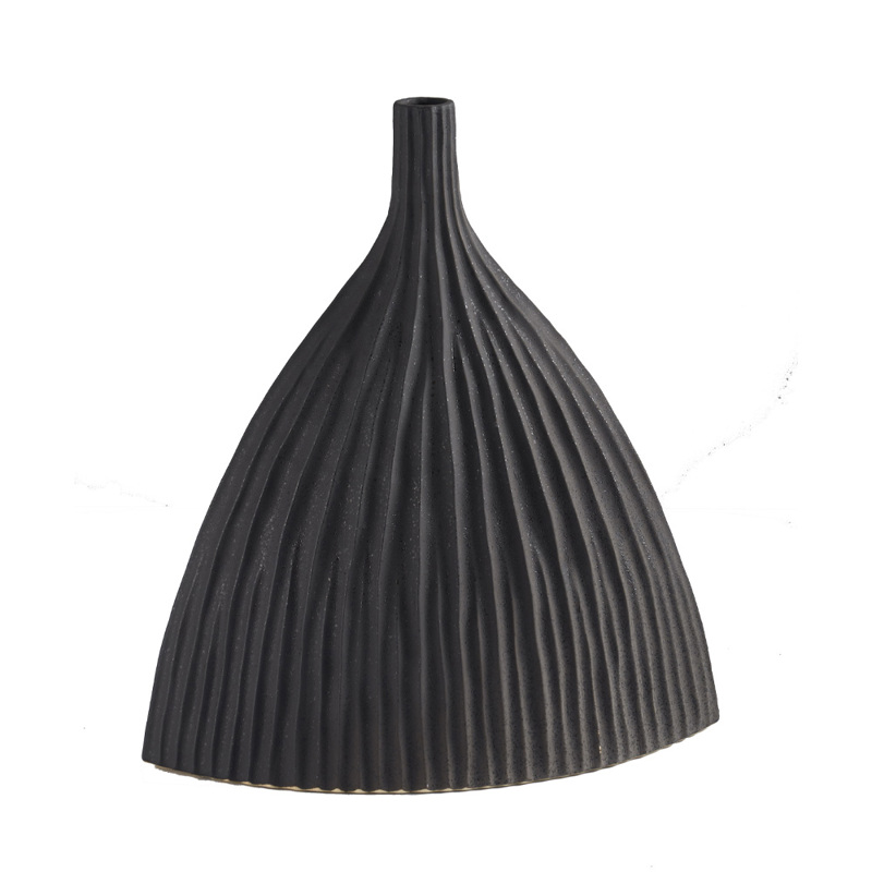 InTheBox - Maison ISIDA Βάζο Κεραμικό Μαύρο 36x18x41cm 