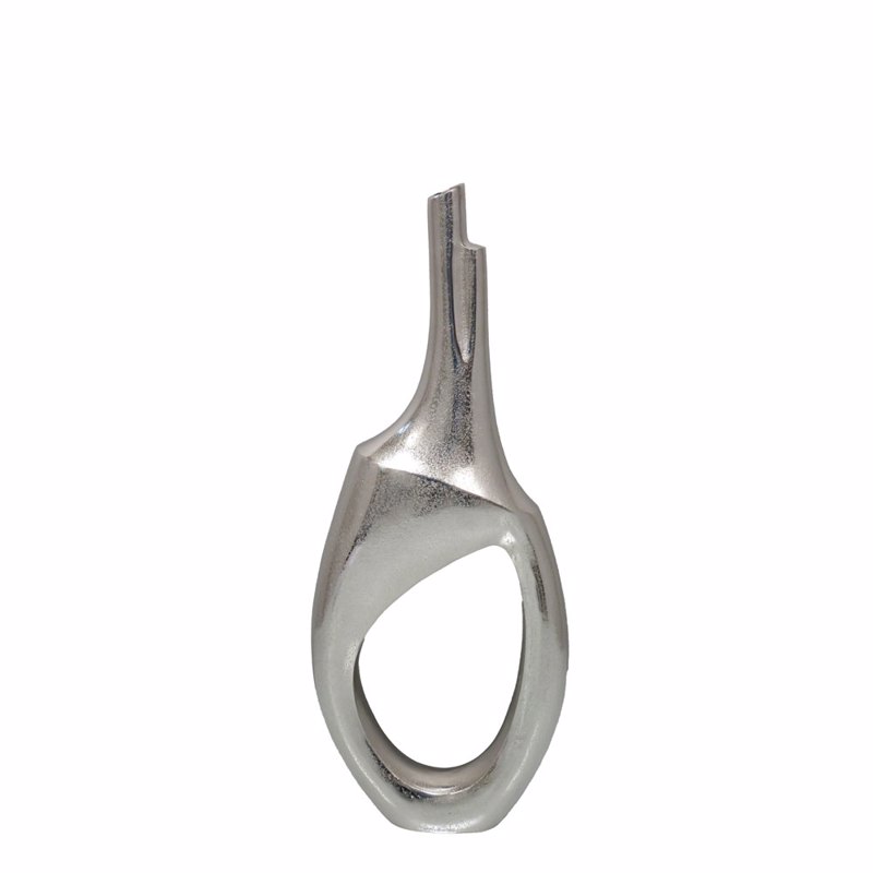 InTheBox - Maison CALAN Βάζο Αλουμινίου Ασημί 23x8x59cm