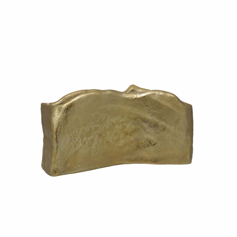 Διακοσμητικά Επιτραπέζια agiovlasitishome - ΣΗΜΑΝΤΙΚΟ: Σε περίπτωση διαφοράς τιμής από το κατάστημα ισχύει παντα και μόνο η τιμή του καταστήματος InTheBox - Maison GRANTAS Βάζο Αλουμινίου Χρυσό 37x11x2