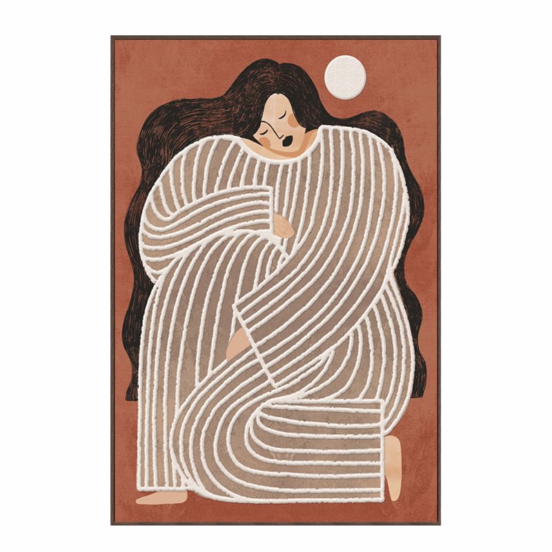 InTheBox - Maison ABBI A Πίνακας με Κορνίζα Καμβάς Terr