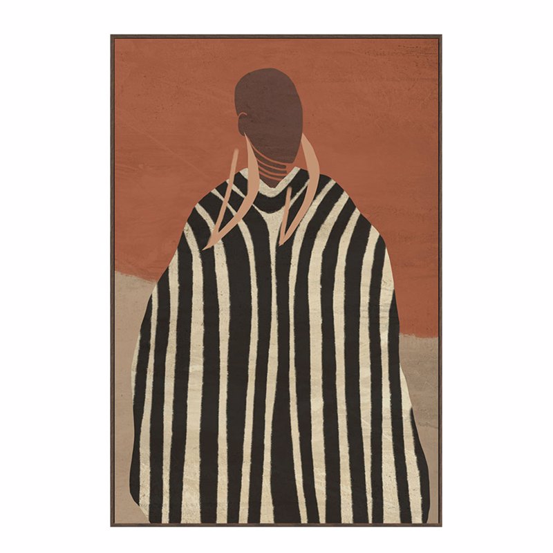 InTheBox - Maison CIANNA Πίνακας με Κορνίζα Καμβάς Terr