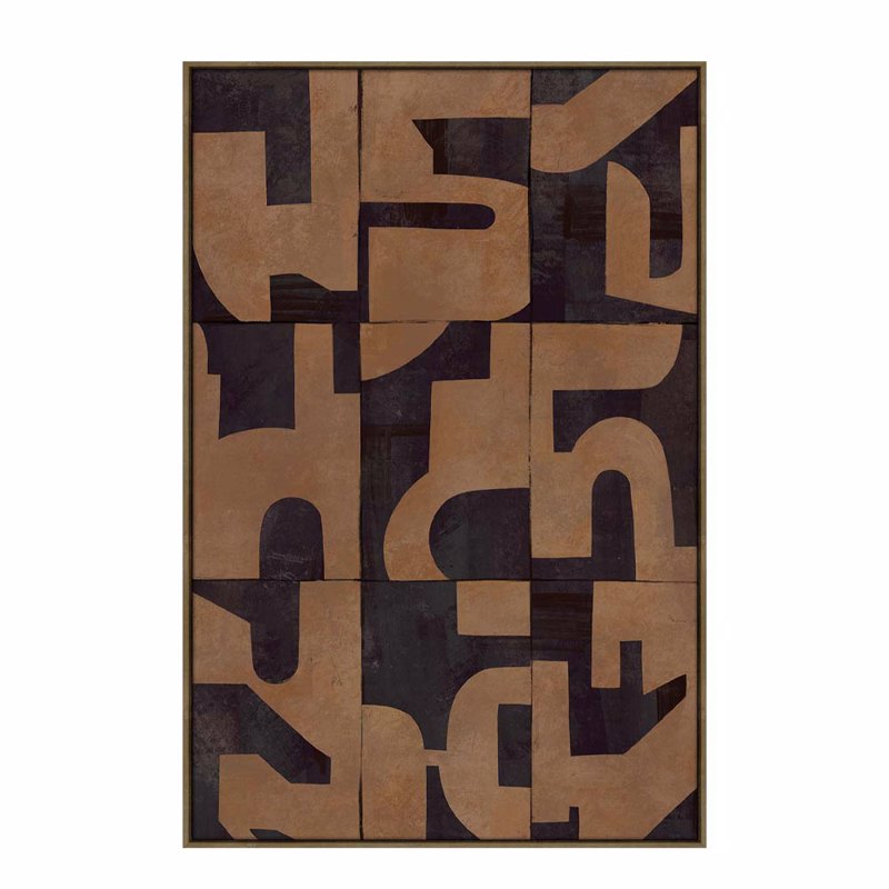 InTheBox - Maison ABSTRACT SHAPE Πίνακας με Κορνίζα 80x