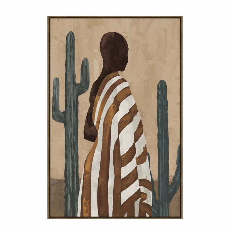 InTheBox - Maison DESERT BLOOM Πίνακας με Κορνίζα 80x4x