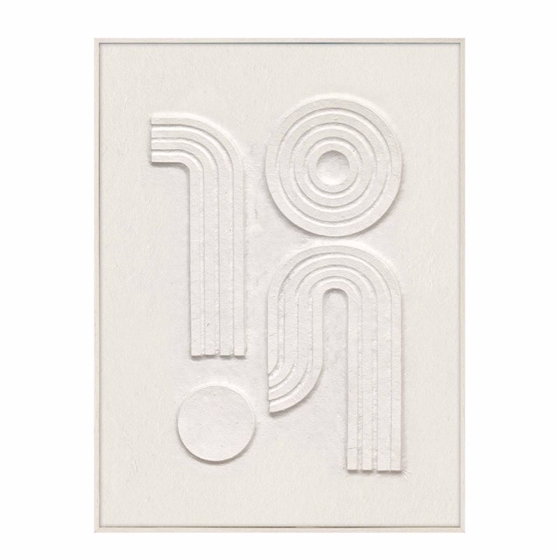 InTheBox - Maison CURVA 1 Πίνακας με Κορνίζα Καμβάς Bei