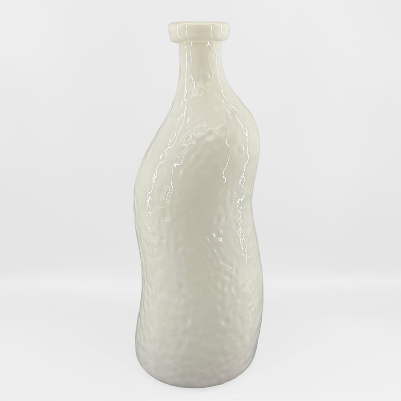 InTheBox - Maison ROMAIN Βάζο Γυάλινο Λευκό Φ15.5x40cm 