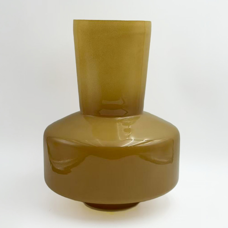 InTheBox - Maison OPAC Βάζο Γυάλινο Lime Φ20x25cm 03454