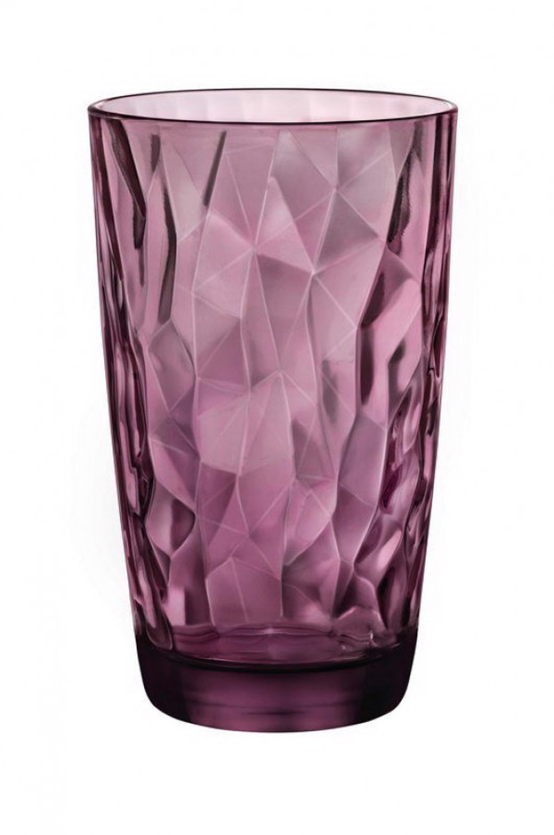 Bormioli Rocco Ποτήρι Νερού Diamond Rock Purple 470ml B
