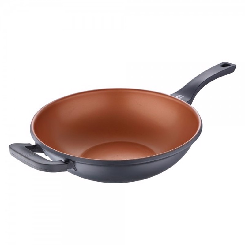 Bergner Bronze SG-6615 WOK Αλουμινίου Αντικολλητικό Φ32x9,5cm BGBRZ06615