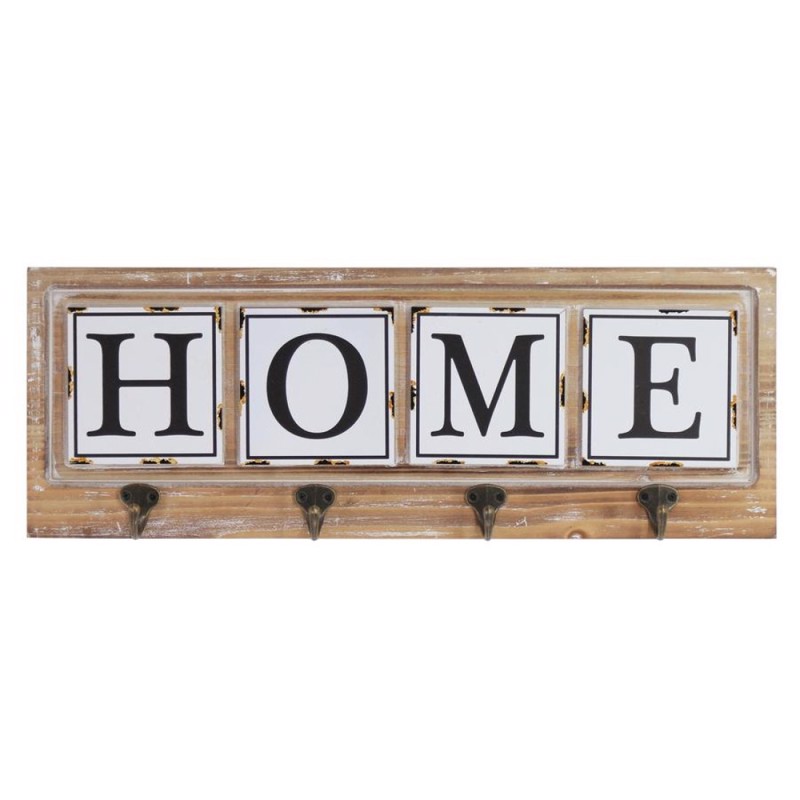 Μικροέπιπλα agiovlasitishome - ΣΗΜΑΝΤΙΚΟ: Σε περίπτωση διαφοράς τιμής από το κατάστημα ισχύει παντα και μόνο η τιμή του καταστήματος Κρεμάστρα Τοίχου Μεταλλική/MDF 4 Θέσεων 53.5cm DID00436