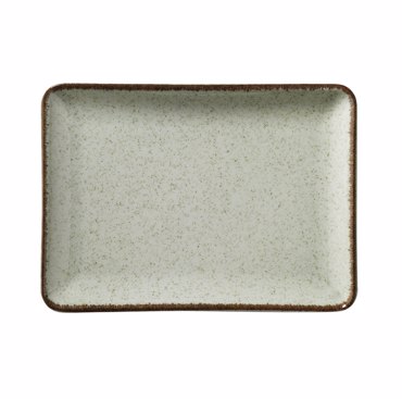 Kanellopoulos Πιατέλα Ορθογώνια Πορσελάνης 30x22cm 'MOOD' P03 Green KXOD34030