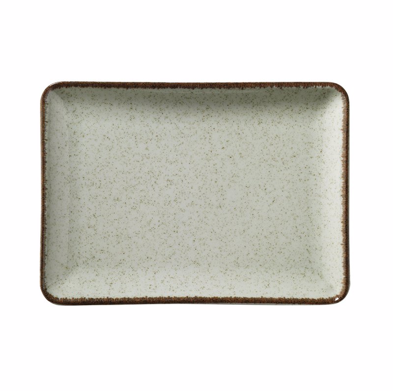 Kanellopoulos Πιατέλα Ορθογώνια Πορσελάνης 23x17cm 'MOO