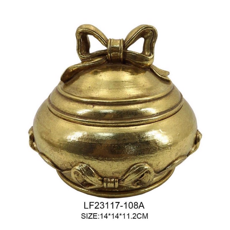Oriana Ferelli Μπιζουτιέρα σε Χρυσό Χρώμα 14x14x11,2cm LF23117-108A XL23117108