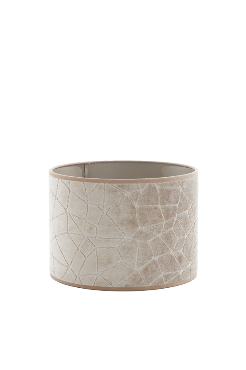 l'arte Καπέλο Φωτιστικού 'Cassandra' Υφασμάτινο Μπεζ Φ2