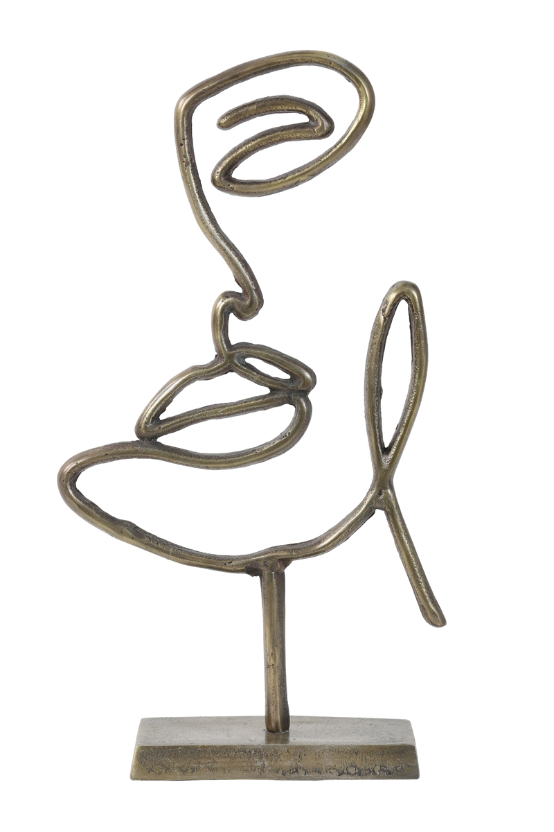 l'arte Επιτραπέζιο Διακοσμητικό 'Brace' Μεταλλικό Αντικ
