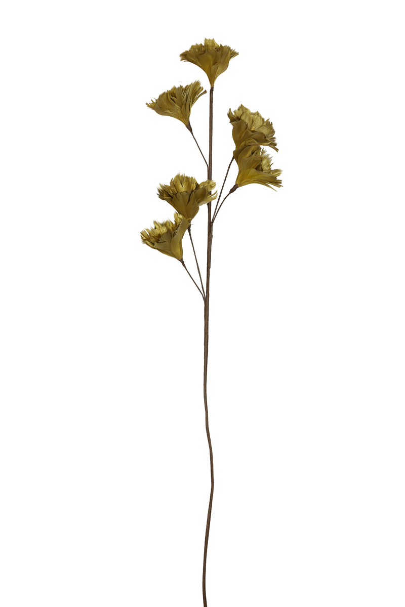 l'arte Τεχνητό Κλαδί 'Florale' με 6 Χρυσά Λουλούδια 25x