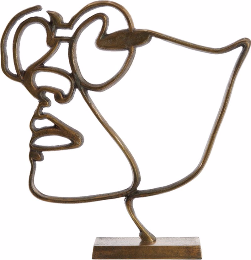 l'arte Επιτραπέζιο Διακοσμητικό 'Brace' Μεταλλικό Αντικ