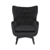 Liberta - Maison SALINA Πολυθρόνα Μαύρη 75x83x103cm 01-2247 Liberta - Maison SALINA Poluthrona Mavri 75x83x103cm 01-2247