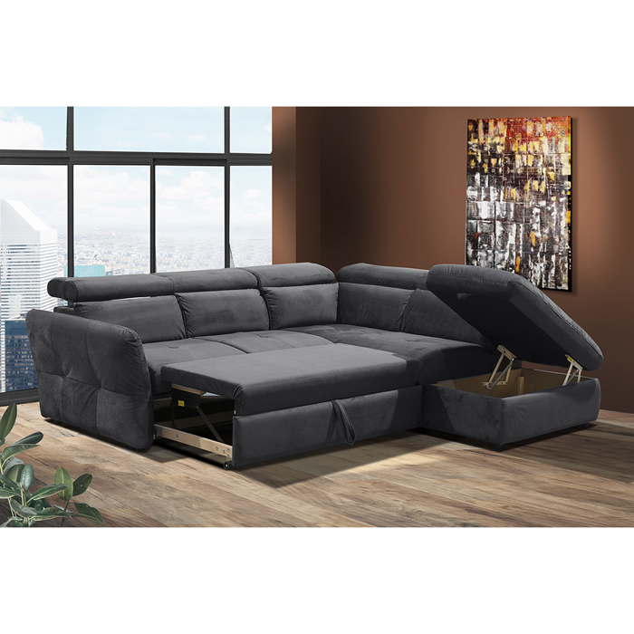 Liberta - Maison MONSERAT Kanapes-Krebati Anthraki me Dexia Gnia 254x224x90cm 01-2602