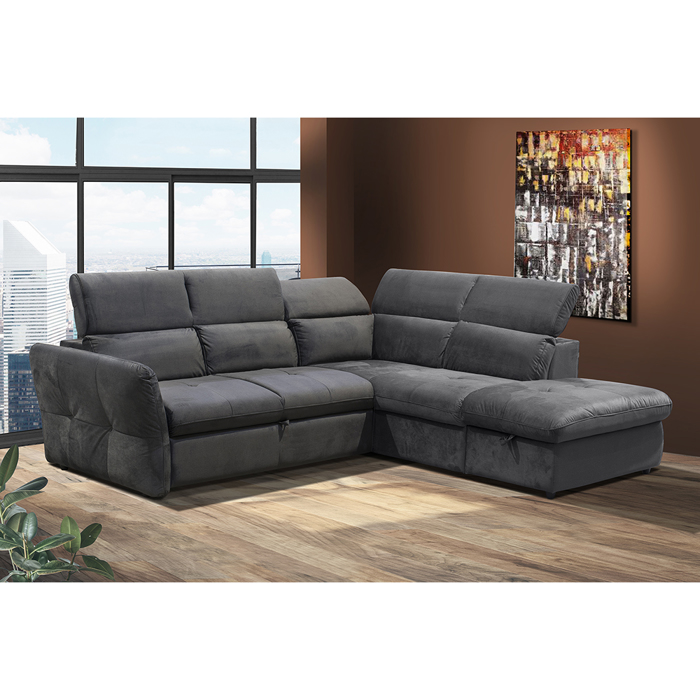 Liberta - Maison MONSERAT Kanapes-Krebati Anthraki me Dexia Gnia 254x224x90cm 01-2602