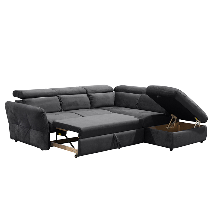 Liberta - Maison MONSERAT Kanapes-Krebati Anthraki me Dexia Gnia 254x224x90cm 01-2602