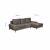 Liberta - Maison NATURA Kanapes-Krebati Taupe me Dexia Gnia 283x164x90cm 01-2643