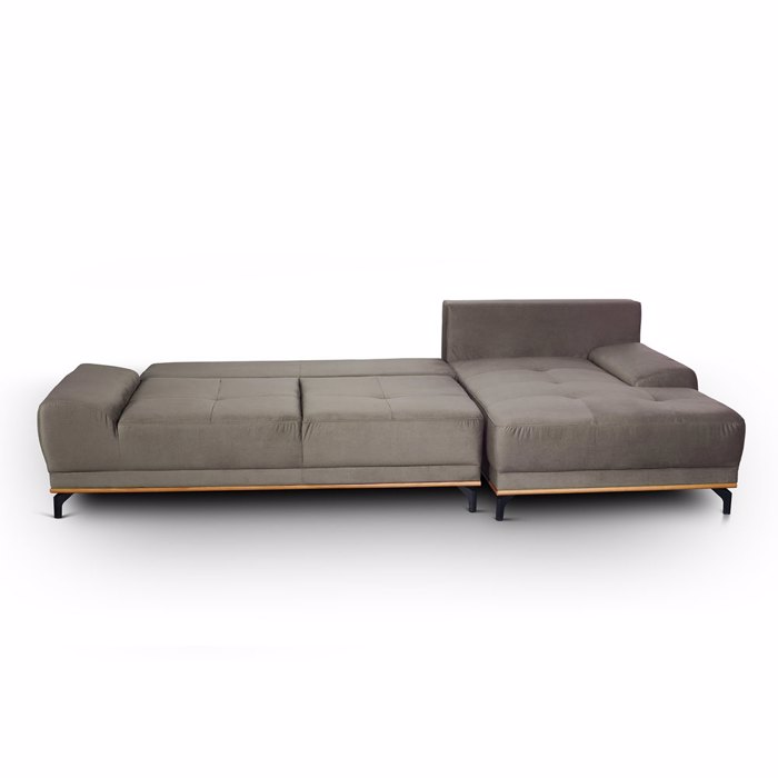Liberta - Maison NATURA Καναπές-Κρεβάτι Taupe με Δεξιά Γωνία 283x164x90cm 01-2643 Liberta - Maison NATURA Kanapes-Krebati Taupe me Dexia Gnia 283x164x90cm 01-2643