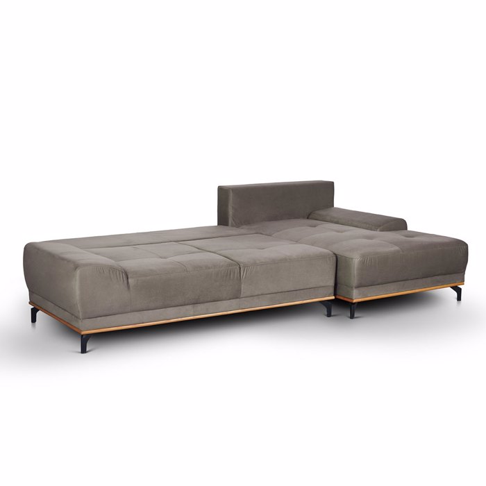 Liberta - Maison NATURA Καναπές-Κρεβάτι Taupe με Δεξιά Γωνία 283x164x90cm 01-2643 Liberta - Maison NATURA Kanapes-Krebati Taupe me Dexia Gnia 283x164x90cm 01-2643