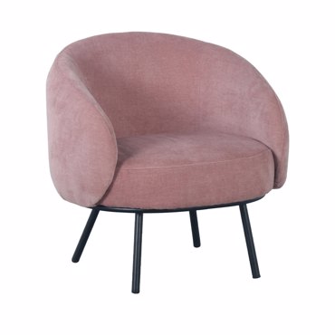 Liberta - Maison MALU Πολυθρόνα English Pink 74x68x74cm 01-3231