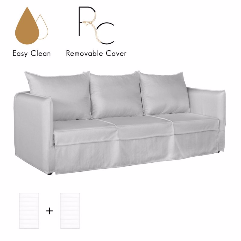 Liberta - Maison ISLAND Τριθέσιος Καναπές με Αποσυρόμεν