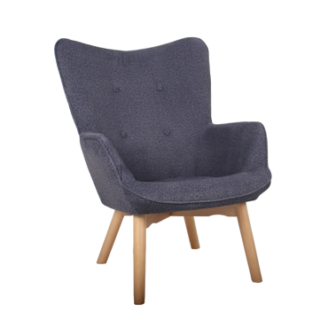 Liberta - Maison NAVONA Πολυθρόνα Γκρι 72x82x94cm 01-3429