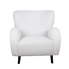 Liberta - Maison ONE ONLY Πολυθρόνα Λευκή 84.5x89x93cm 01-3489 Liberta - Maison ONE ONLY Poluthrona Lefki 84.5x89x93cm 01-3489
