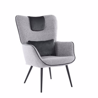 Liberta - Maison MANIFEST Πολυθρόνα Γκρι/Μαύρη 78.5x71x99cm 01-3521