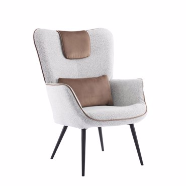 Liberta - Maison MANIFEST Πολυθρόνα Beige/Camel 78.5x71x99cm 01-3523