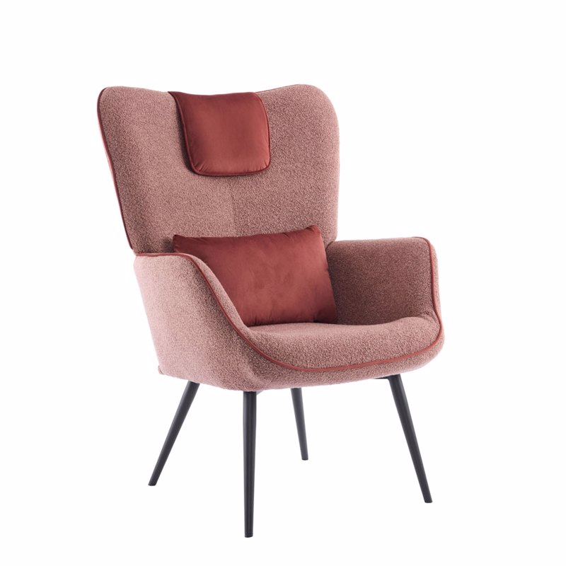 Μικροέπιπλα agiovlasitishome - ΣΗΜΑΝΤΙΚΟ: Σε περίπτωση διαφοράς τιμής από το κατάστημα ισχύει παντα και μόνο η τιμή του καταστήματος Liberta - Maison MANIFEST Πολυθρόνα Bordeaux/Terracotta