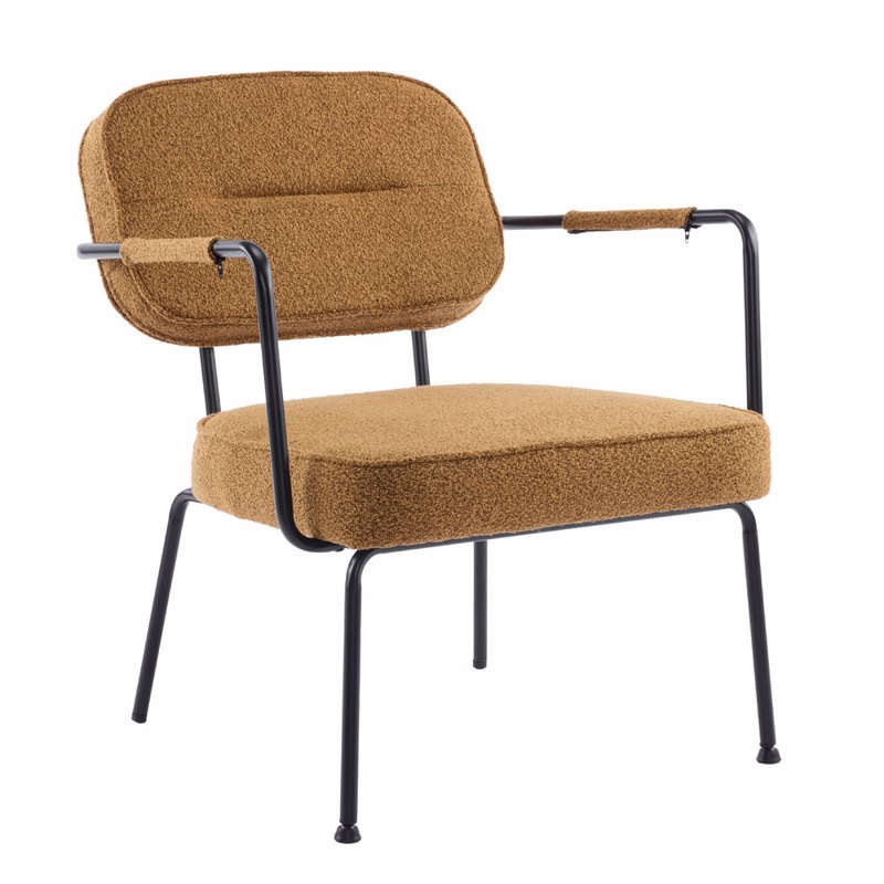 Liberta - Maison - ΣΗΜΑΝΤΙΚΟ: Σε περίπτωση διαφοράς τιμής από το κατάστημα ισχύει παντα και μόνο η τιμή του καταστήματος Liberta - Maison PRISLEY Πολυθρόνα Μουσταρδί 73x66x78cm