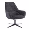 Liberta - Maison TIFFANY Poluthrona Mavri me Pattern Peristrefomeni 80x75x90cm 01-3532
