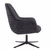 Liberta - Maison TIFFANY Poluthrona Mavri me Pattern Peristrefomeni 80x75x90cm 01-3532