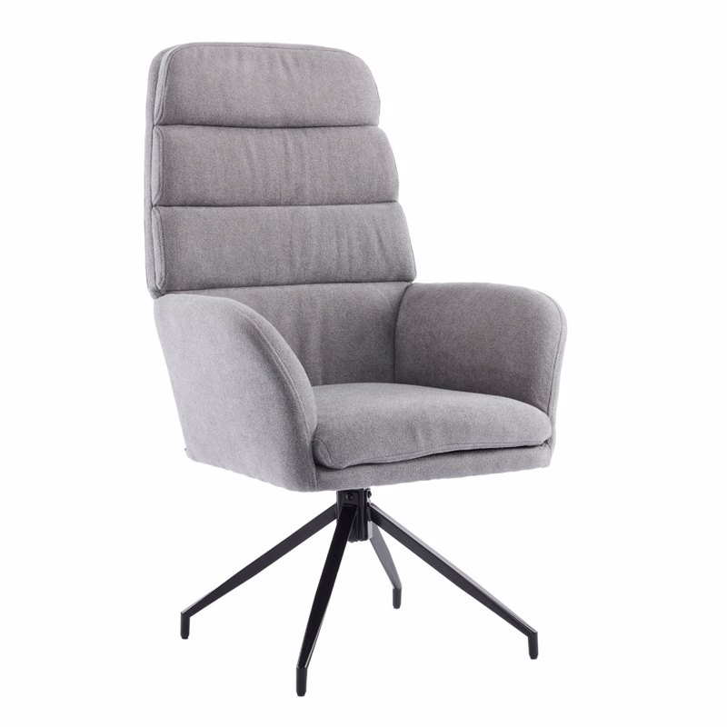 Μικροέπιπλα agiovlasitishome - ΣΗΜΑΝΤΙΚΟ: Σε περίπτωση διαφοράς τιμής από το κατάστημα ισχύει παντα και μόνο η τιμή του καταστήματος Liberta - Maison GIRAR Πολυθρόνα Περιστρεφόμενη Γκρι 70