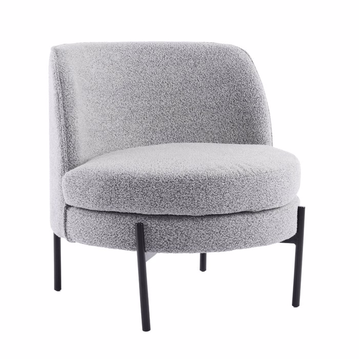 Liberta - Maison CESTA Πολυθρόνα Γκρι 71.5x72x71.5cm 01-3539 Liberta - Maison CESTA Poluthrona Ggri 71.5x72x71.5cm 01-3539