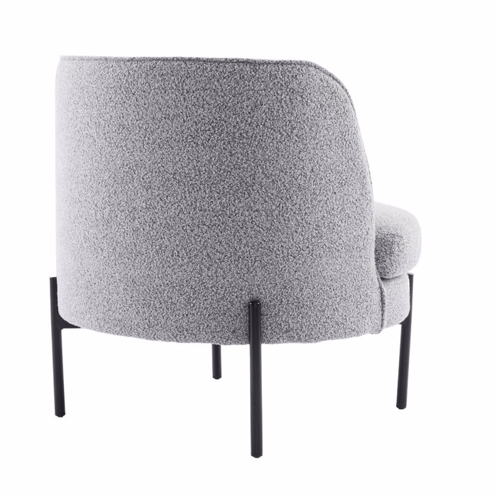 Liberta - Maison CESTA Πολυθρόνα Γκρι 71.5x72x71.5cm 01-3539 Liberta - Maison CESTA Poluthrona Ggri 71.5x72x71.5cm 01-3539