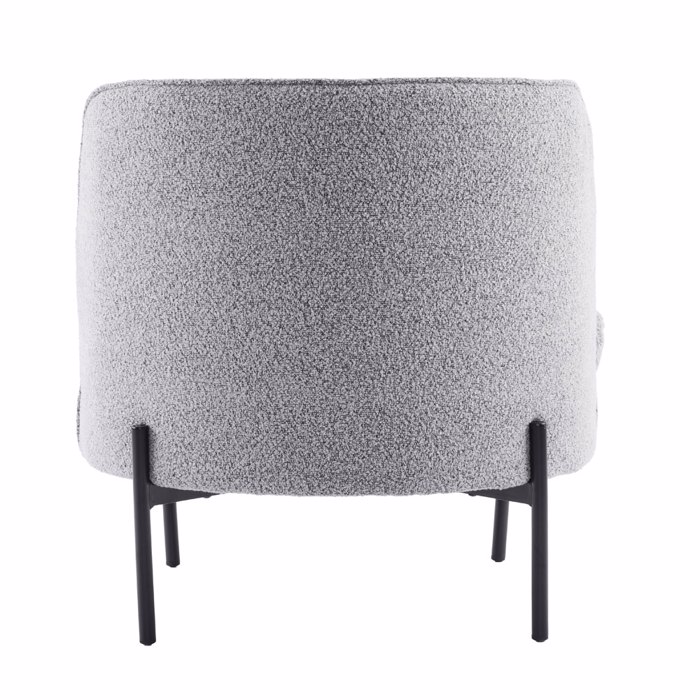 Liberta - Maison CESTA Πολυθρόνα Γκρι 71.5x72x71.5cm 01-3539 Liberta - Maison CESTA Poluthrona Ggri 71.5x72x71.5cm 01-3539