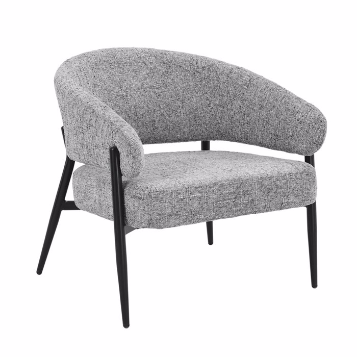 Liberta - Maison MORITZ Πολυθρόνα Γκρι 73x72x72cm 01-3571 Liberta - Maison MORITZ Poluthrona Ggri 73x72x72cm 01-3571
