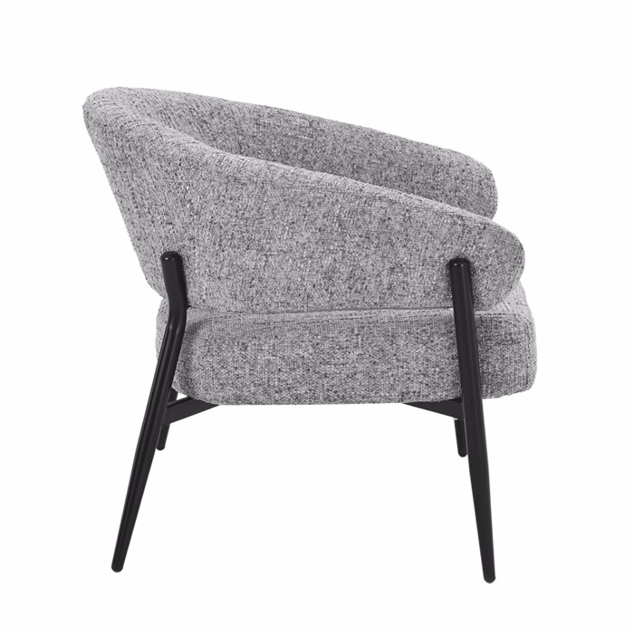 Liberta - Maison MORITZ Πολυθρόνα Γκρι 73x72x72cm 01-3571 Liberta - Maison MORITZ Poluthrona Ggri 73x72x72cm 01-3571