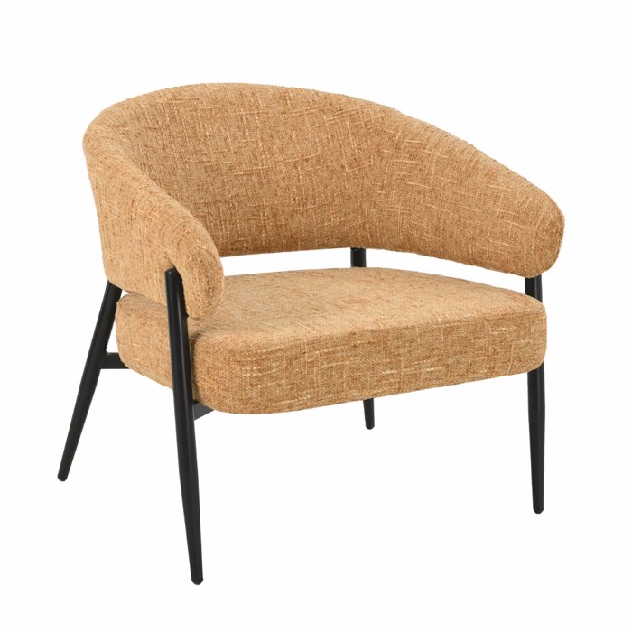 Liberta - Maison MORITZ Πολυθρόνα Μουσταρδί 73x72x72cm 01-3572 Liberta - Maison MORITZ Poluthrona Moustardi 73x72x72cm 01-3572