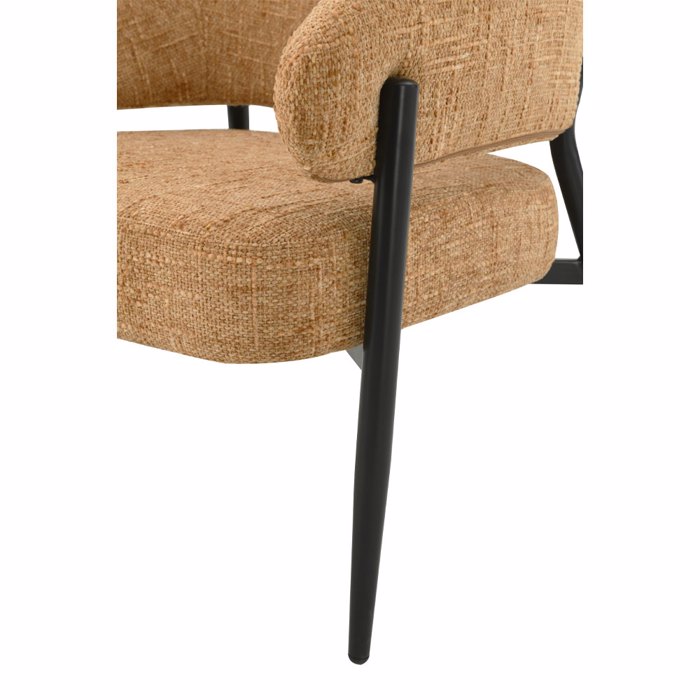Liberta - Maison MORITZ Πολυθρόνα Μουσταρδί 73x72x72cm 01-3572 Liberta - Maison MORITZ Poluthrona Moustardi 73x72x72cm 01-3572