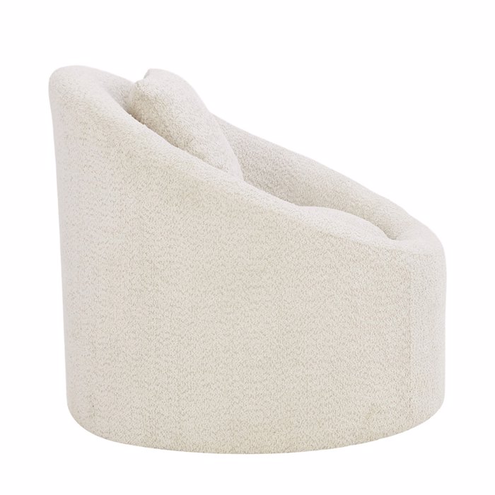 Liberta - Maison SOFTY Πολυθρόνα Περιστρεφόμενη Cream 80x80x77cm 01-3573 Liberta - Maison SOFTY Poluthrona Peristrefomeni Cream 80x80x77cm 01-3573
