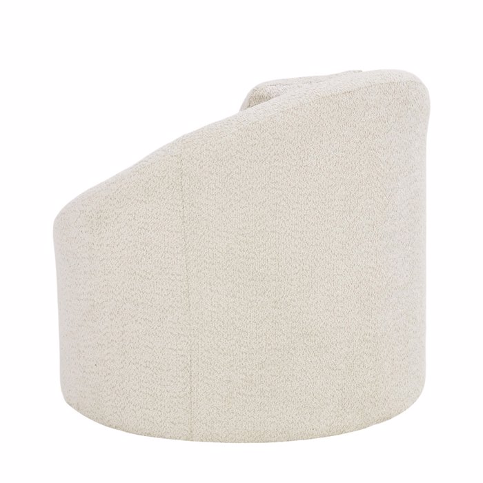 Liberta - Maison SOFTY Πολυθρόνα Περιστρεφόμενη Cream 80x80x77cm 01-3573 Liberta - Maison SOFTY Poluthrona Peristrefomeni Cream 80x80x77cm 01-3573