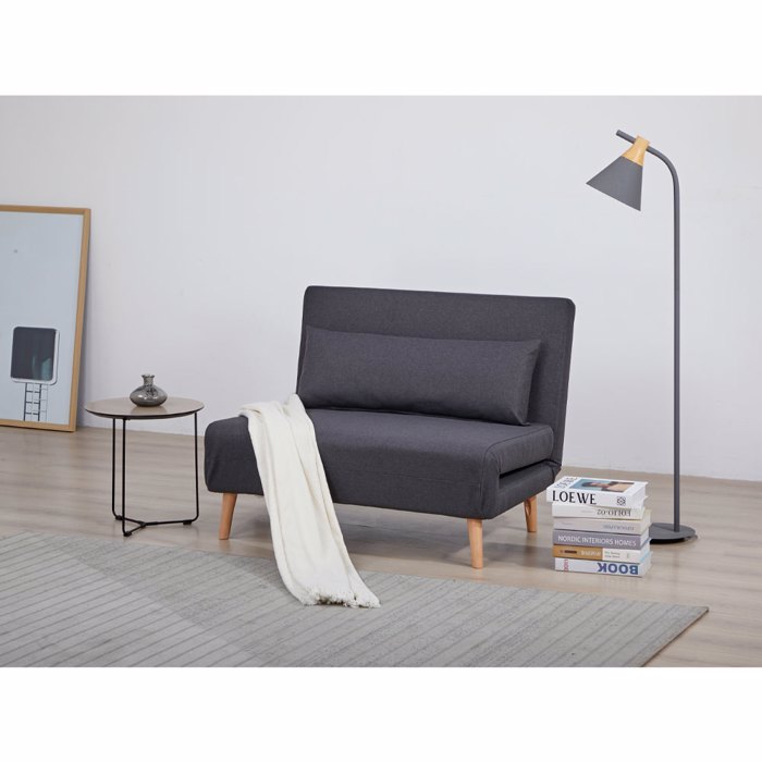 Liberta - Maison APERTO Πολυθρόνα Αναδιπλούμενη Ανθρακί 100x75x78cm 01-3578 Liberta - Maison APERTO Poluthrona Anadiploumeni Anthraki 100x75x78cm 01-3578