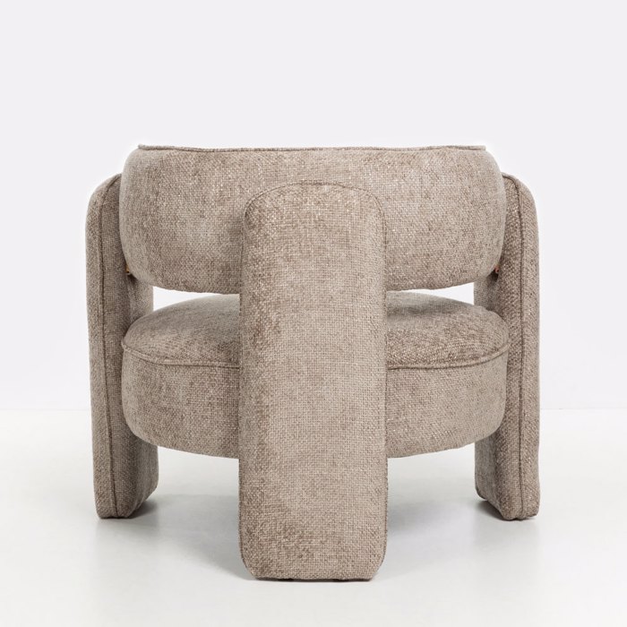 Liberta - Maison GRADA SMALL Poluthrona Beige 79x85x70.5cm 01-3587